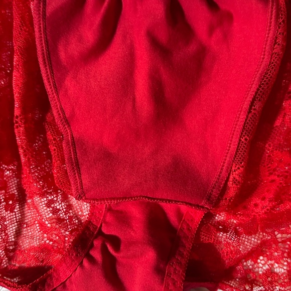 COPY - Christmas RED lace Lolita Panties. - Picture 2 of 7